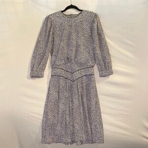 R.E.O. Vintage 80s dress Size 6 Business Casual Career Working Girl